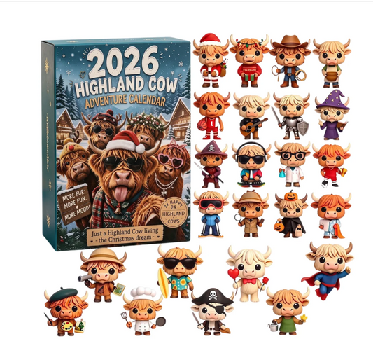 Highland Cows Advent Calendar